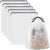 Clear Shoe Bags 5 Pieces, Waterproof Drawstring Travel Shoe Bags, Transparent (15.7" x 11.8")