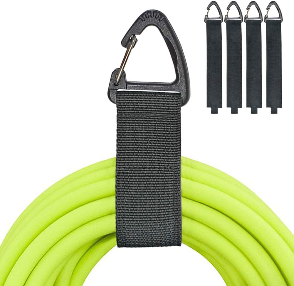 Extension Cord Hanger, 4 Pack Large, 6-Inch Heavy Duty Storage Strap for Extension Cord within 100ft