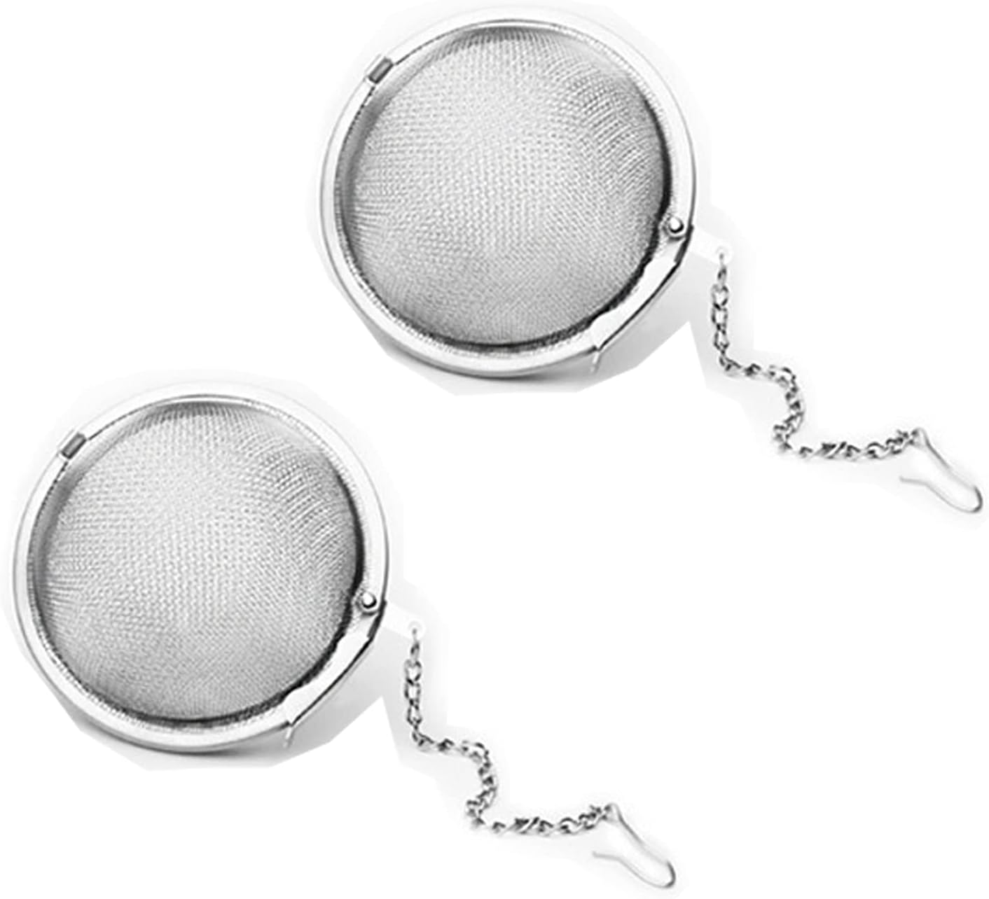 Tea Infuser Tea Strainer 2 PCS 2.7" Tea Ball, for Tea Flavoring Herbal Spices Seasonings