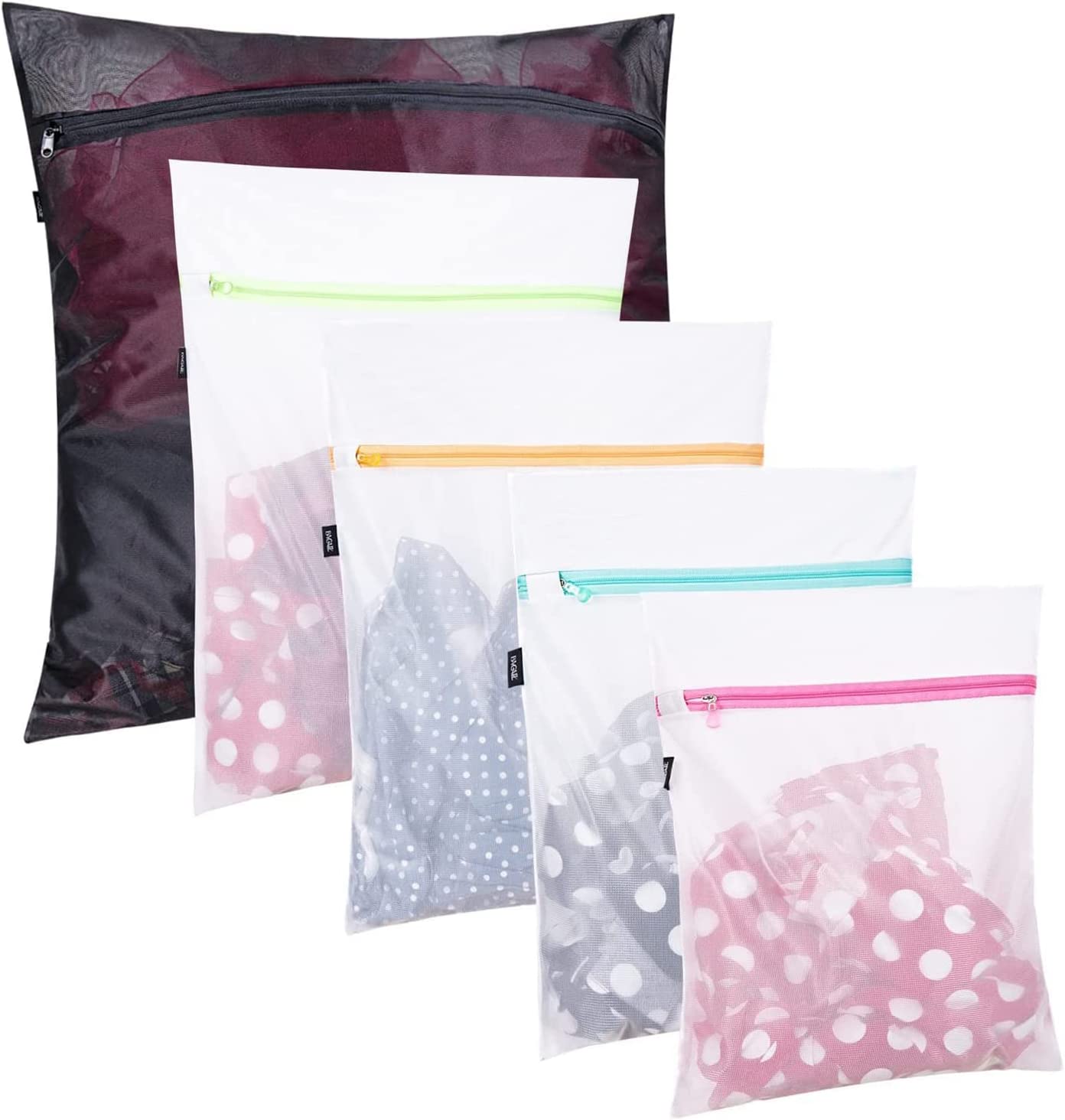 Mesh Laundry Bags - Set of 5