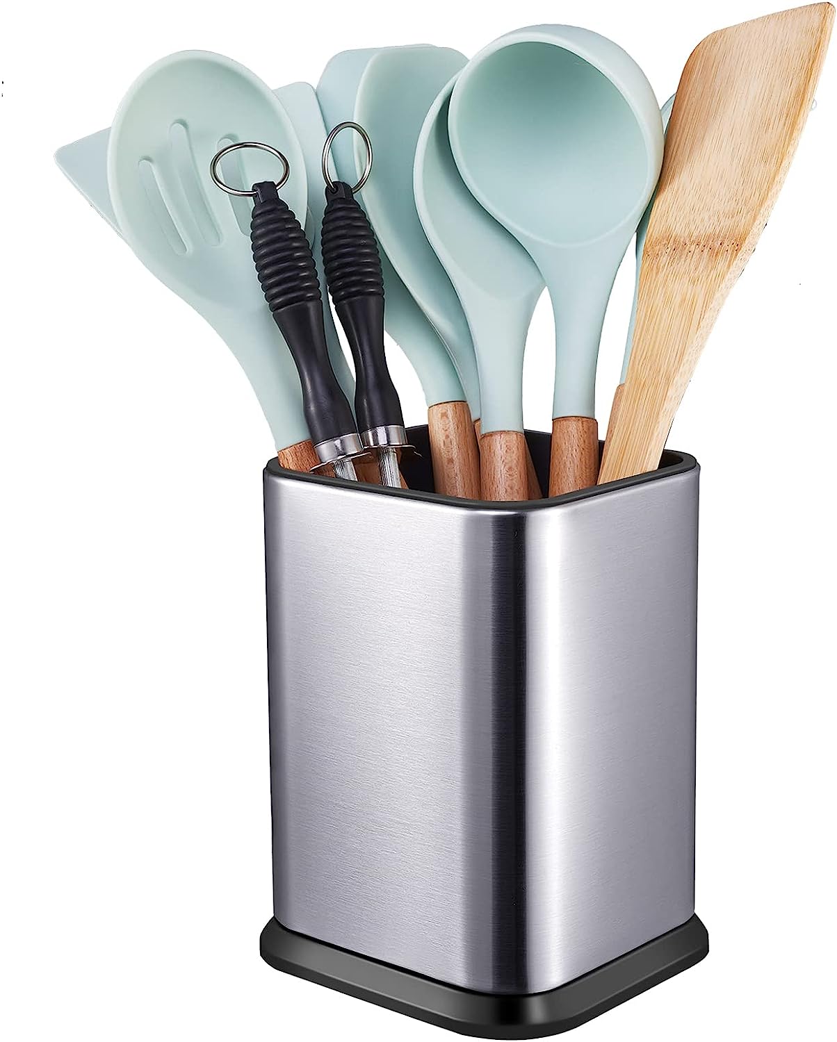 Stainless Steel Kitchen Utensil Holder for Countertop