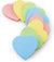 Heart Shape Sticky Notes (4 Pastel Colors, 75 Sheets)