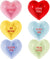 6 Pieces Valentine's Day Love Heart Shaped Ceramic Dish Bowl, Colorful