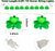 Shamrock Lights 8.5FT String Lights for St Patrick's Day Decorations