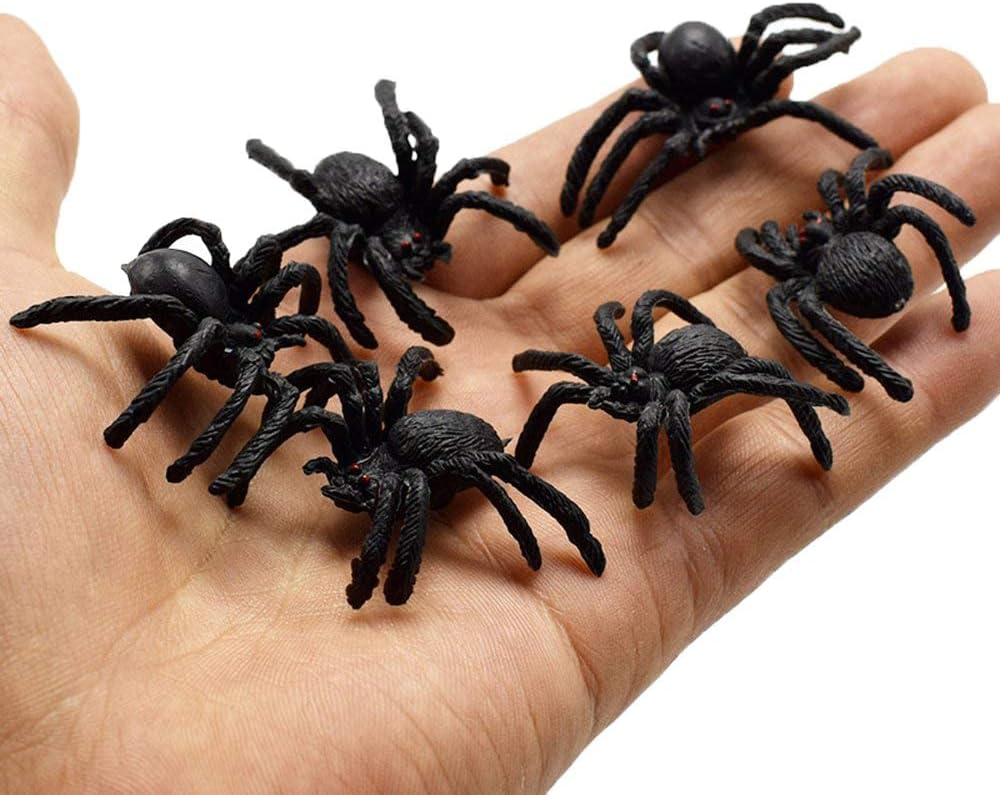 Halloween Decorations 30PCS Plastic Spider Toys Halloween