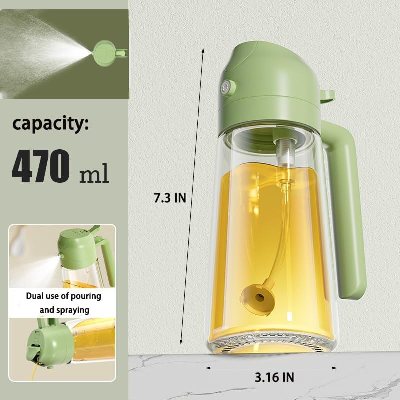 Oil Sprayer for Air Fryer 470ml Olive Oil Spritzer for Cooking