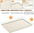 Cabinet Liner Rubber Mat Under Sink Mat for Bathroom Waterproof Shelf Liner, Beige (19" x 28")