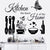 Kitchen Wall Stickers Home Decoration Wall Decal for Kitchen Living Room (The Kitchen The Heart of The Home)