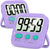 Digital Kitchen Timers Timer for Kids with Battery Included, 2 Pack, Purple