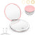 Compact Mirror with Light, 1X/3X Magnification LED Pocket Mirror with USB Data Cable, Pink