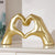 Gold Valentines Decor Bedroom Bookshelf Coffe Table