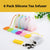 Reusable Silicone Tea Infuser 6 Pack for Loose Leaf Tea with Spoon