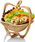 Fruits Box Baskets Dried Fruit Gift Basket for Families Holiday Family Gifts