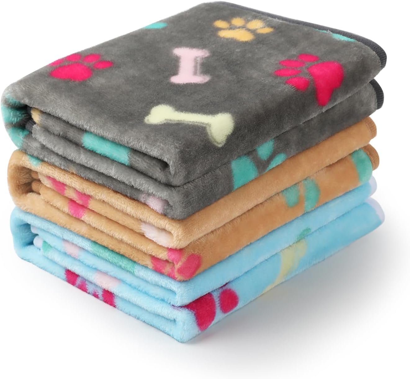 Fleece Pet Blanket Flannel for Dog Cat (23" x 16")