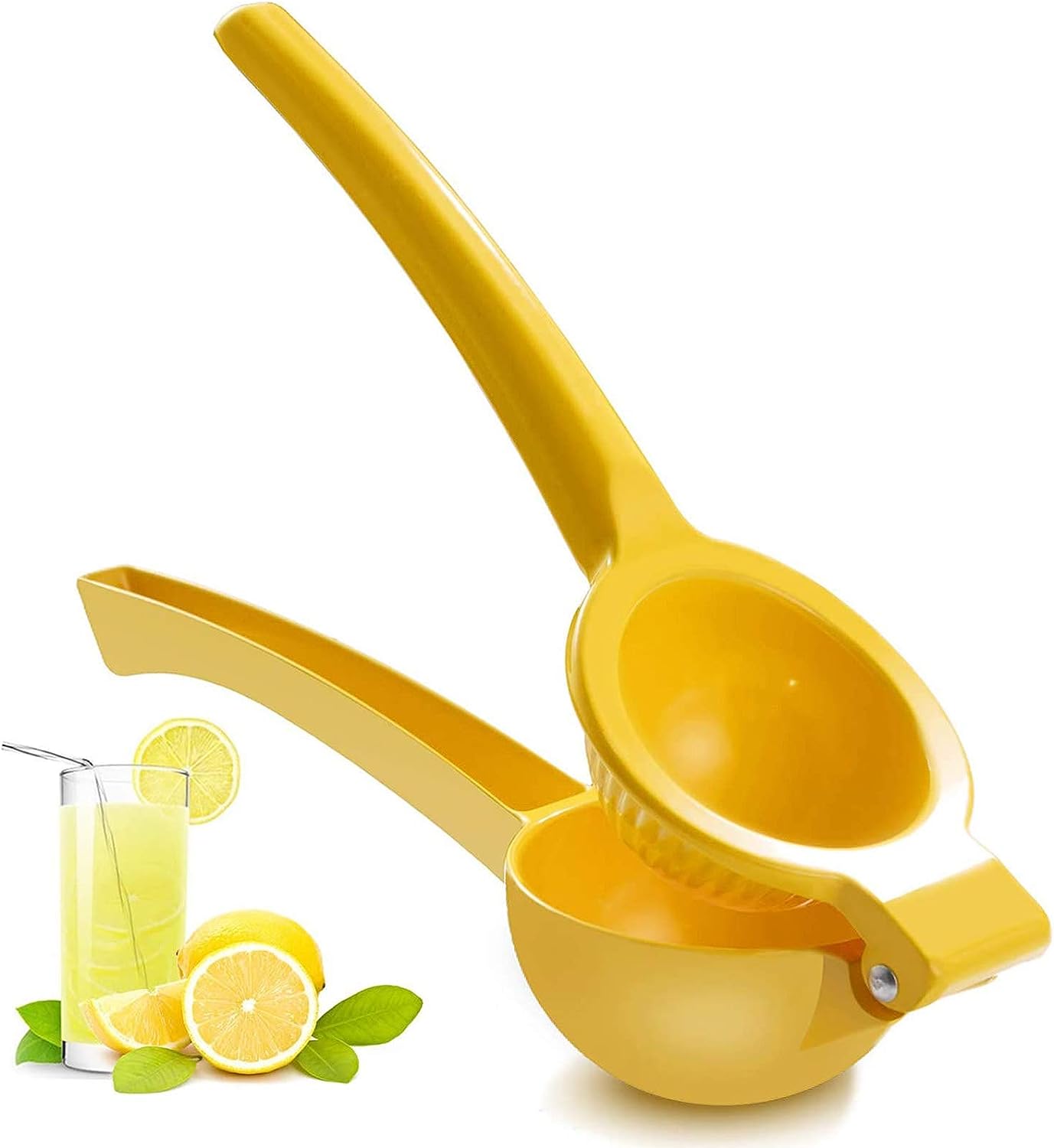 Fruit Juicer Manual Juicer Citrus Lemon Squeezer, Yellow