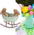 Easter Egg Rabbit Cradle Spring Easter Decoration (Bunnies in a Cradle)