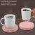 Smart Coffee Warmer Auto On/Off Gravity-Induction Mug Warmer, Pink