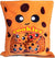 Cookie Stuffed Toy Game Pillow Plush Cushion (8 Pieces a Bag, Orange)