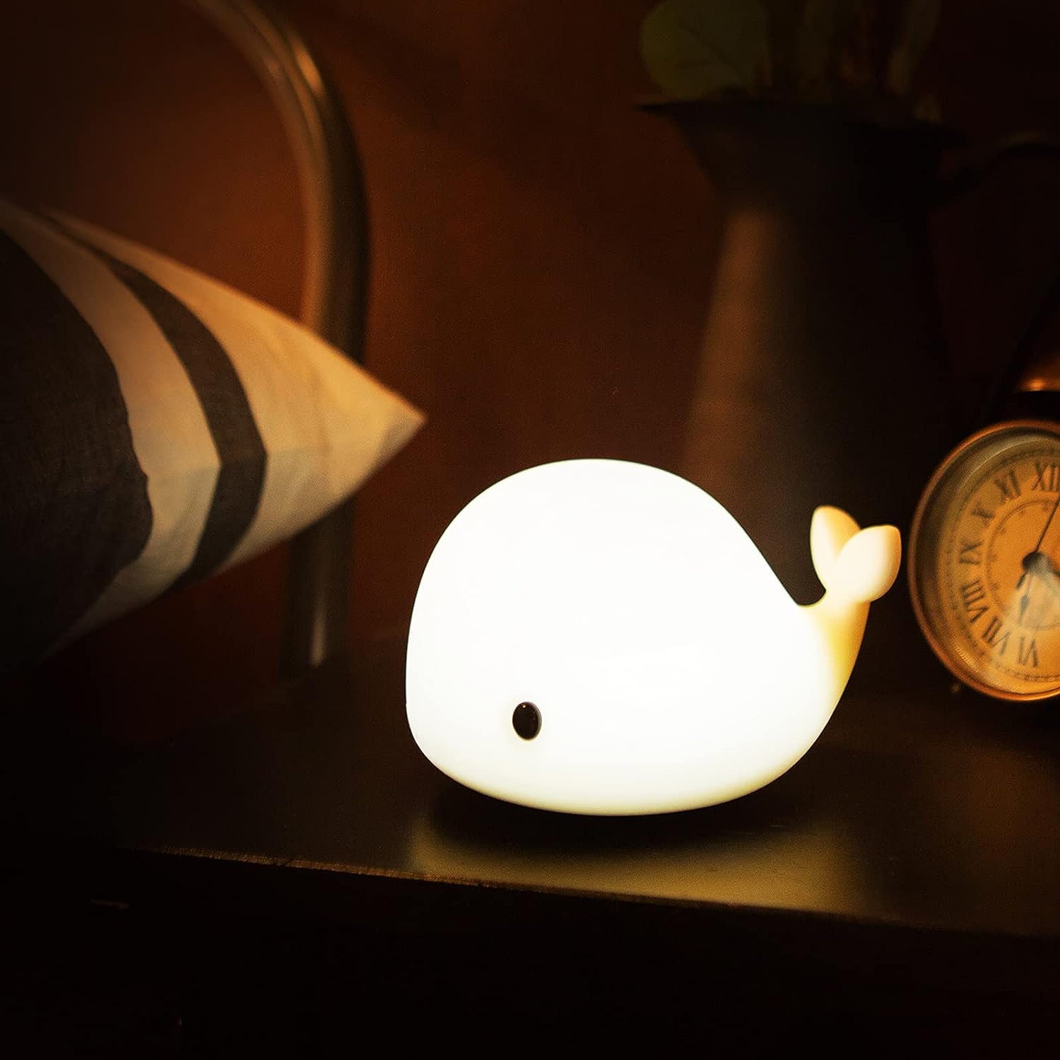 Night Light for Kids with 7 LED Colors Changing USB Rechargeable