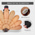 Thanksgiving Inflatable 5FT LED Lighted Turkey with Hat Blow up Decp