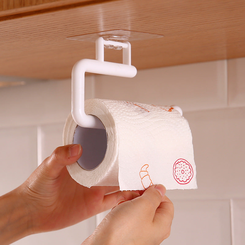 Paper Towel Holder Punch-Free Kitchen Rack Tissue Towel Holder