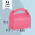 Pink Party Boxes 24 Pack Pink Gable Boxes (6.2 x 3.5 x 3.6 In)