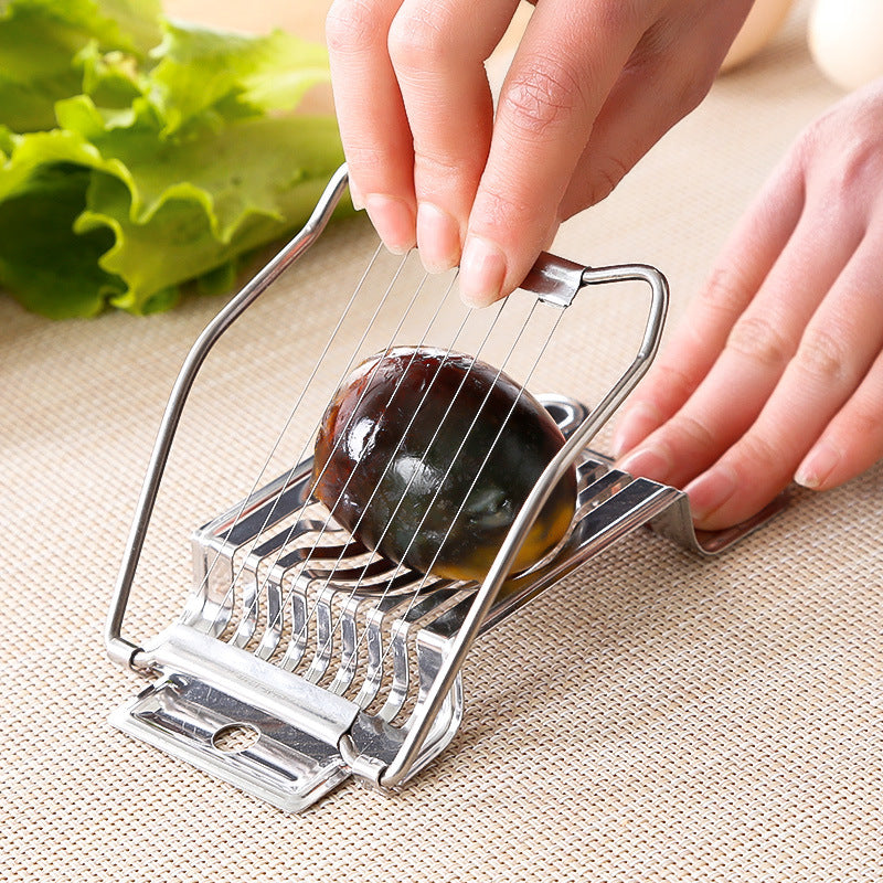 Egg Slicer Stainless Steel Kitchen Gadget