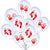 Halloween Party Balloons Decorations - 12pcs (White)