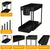 Sliding Cabinet Storage 2-Tier for Kitchen Bathroom Storage (Light Gray)