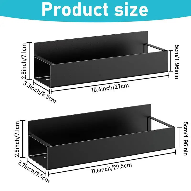 Magnetic Can Holder Spray Paint Organizer 2PCS (Black)