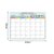Magnetic Message Board Planner for Refrigerator