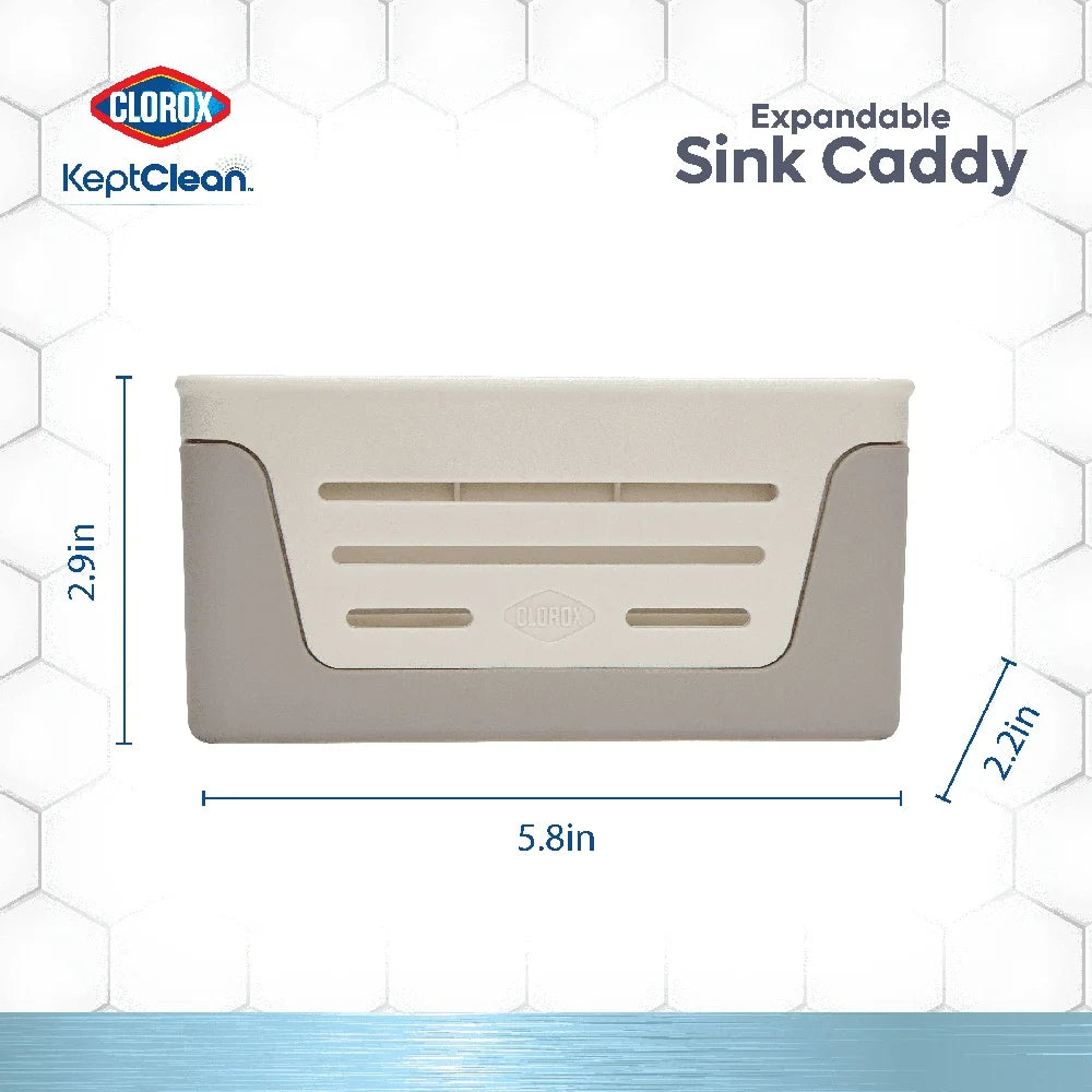 Expandable Kitchen Sink Caddy with Drying Posts