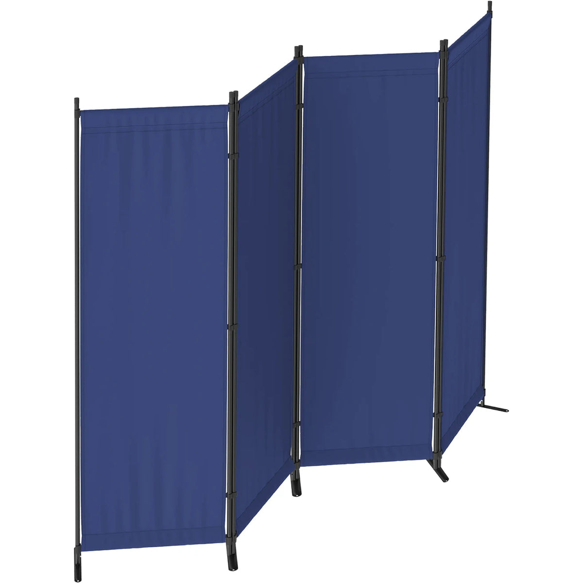 4-Panel Folding Room Divider, Portable Freestanding Privacy Screen Room Partition for Bedroom