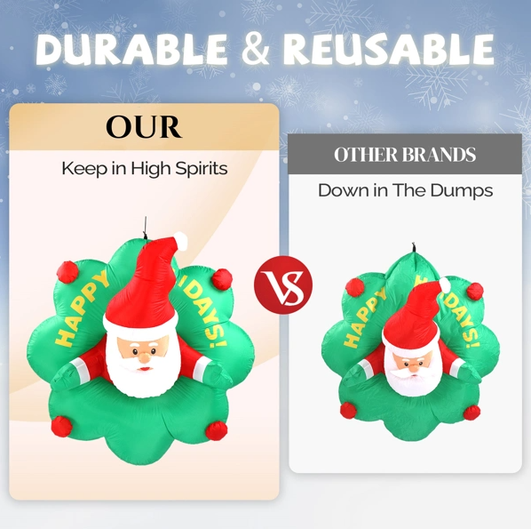 Inflatable Blow Up Hanging Decoration With Built-in LED Lights