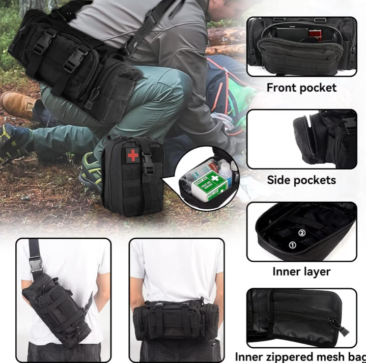 Universal Car Seat Molle Panel Tactical Organizer