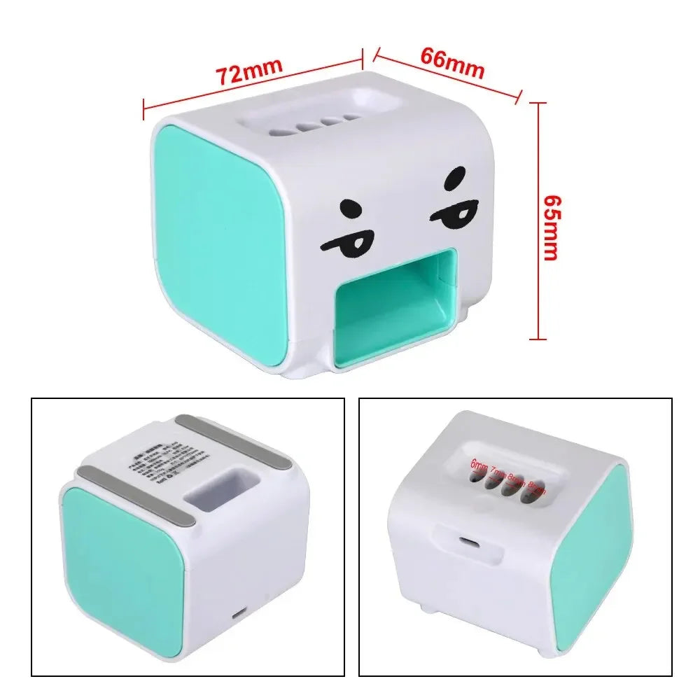 Electric Sunflower Seeds Peeler Automatic Melon Seed Shelling Machine Kitchen Gadget (Blue)