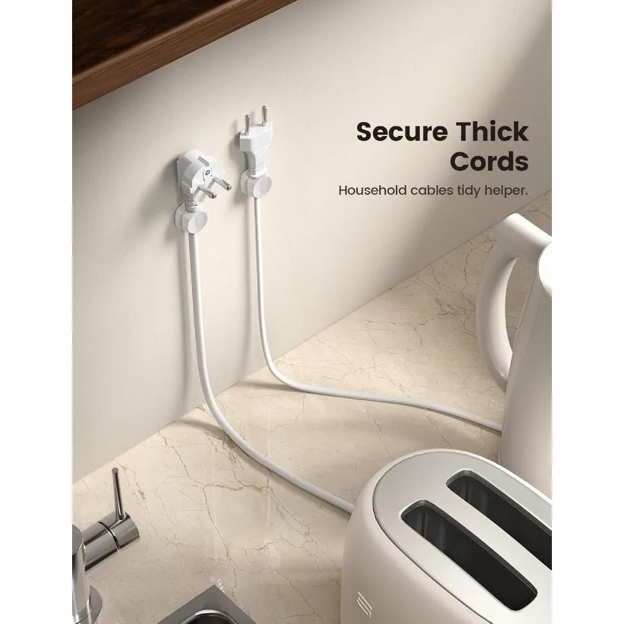 Round Spring Cable Management Clips 8-Pack