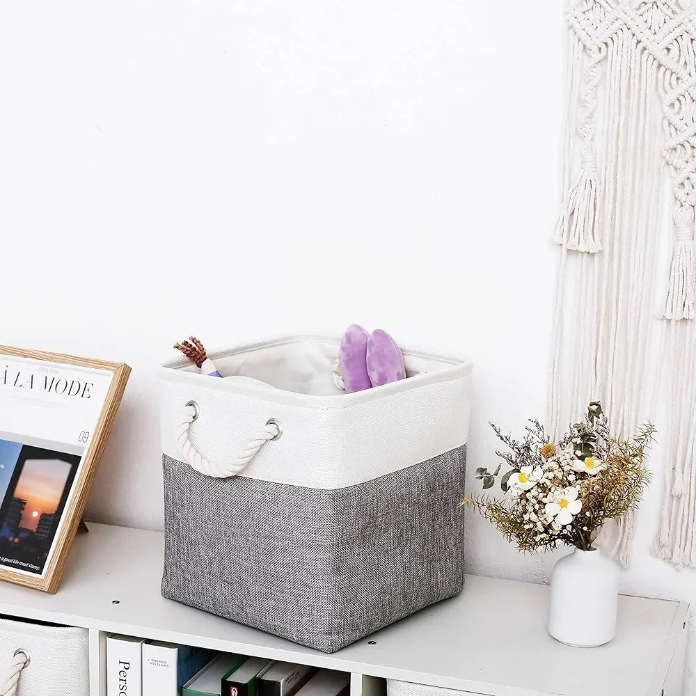 Fabric Storage Bins 11-Inch (Set of 6)