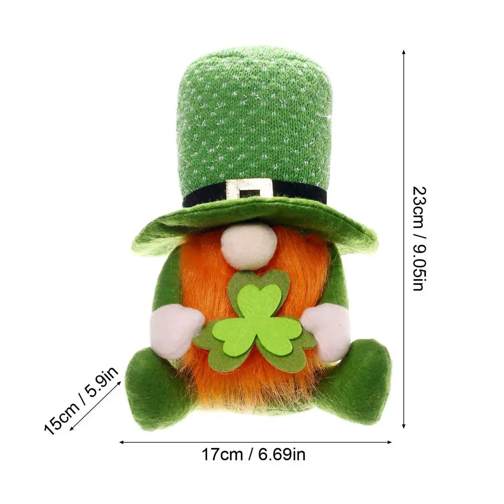 St Patricks Day Gnomes Leprechaun Faceless Dwarf Dolls