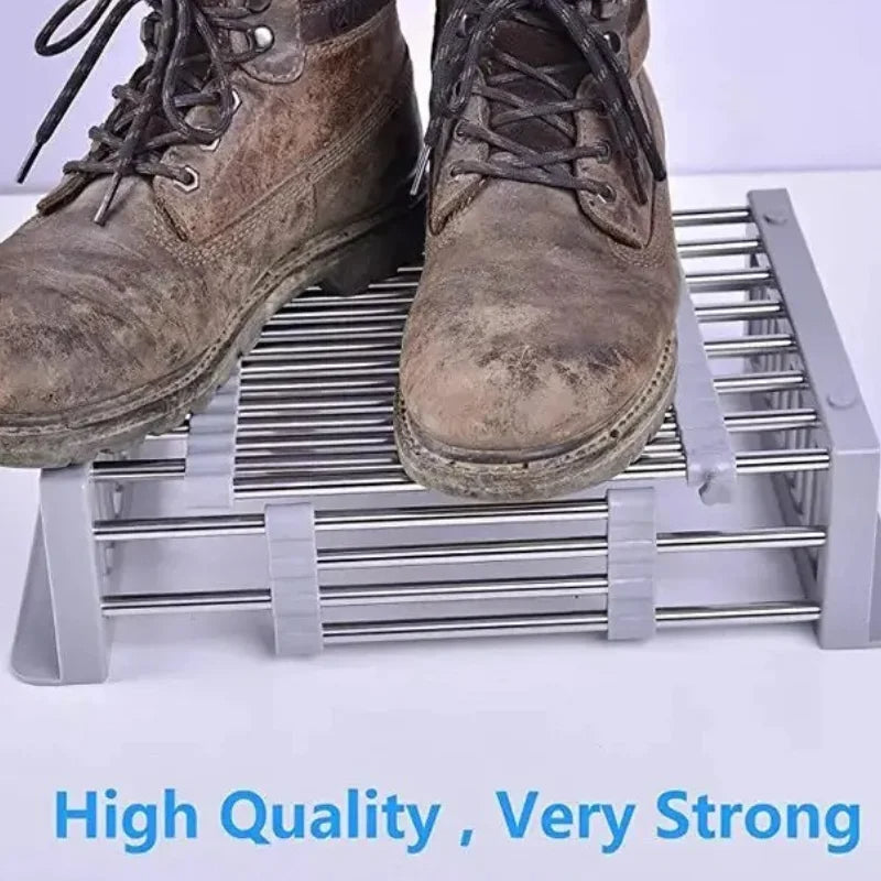 Portable Over-The-Sink Dish Drainer Stainless Steel Basket