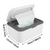 Portable Tissue Dispenser with Lid Travel Tissue Box Holder & Storage (Light Grey)