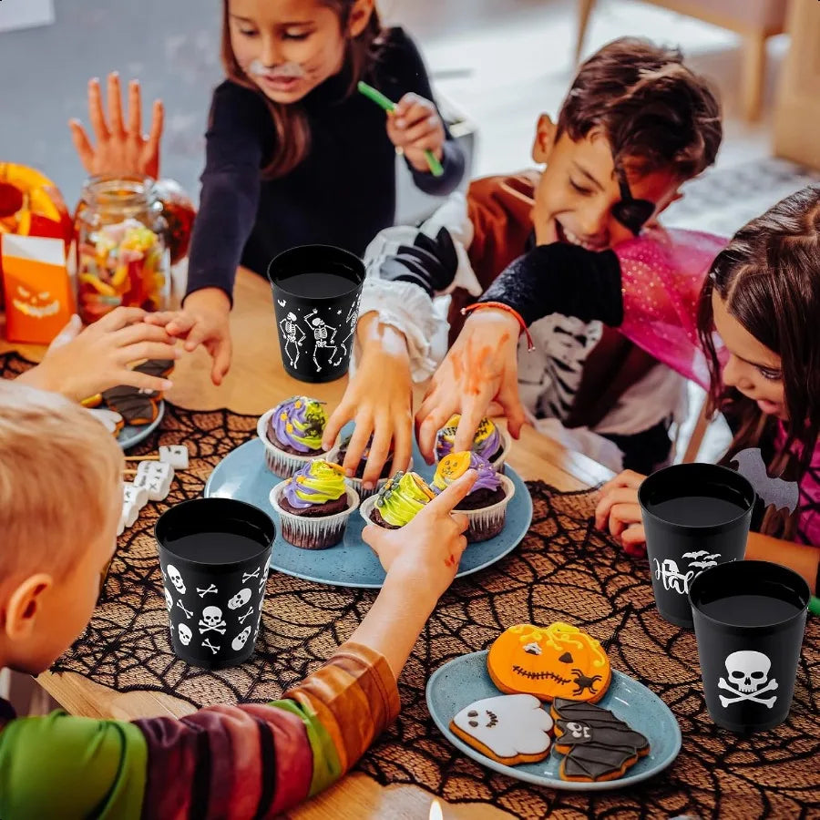 Reusable Halloween Party Cups 100 Pack