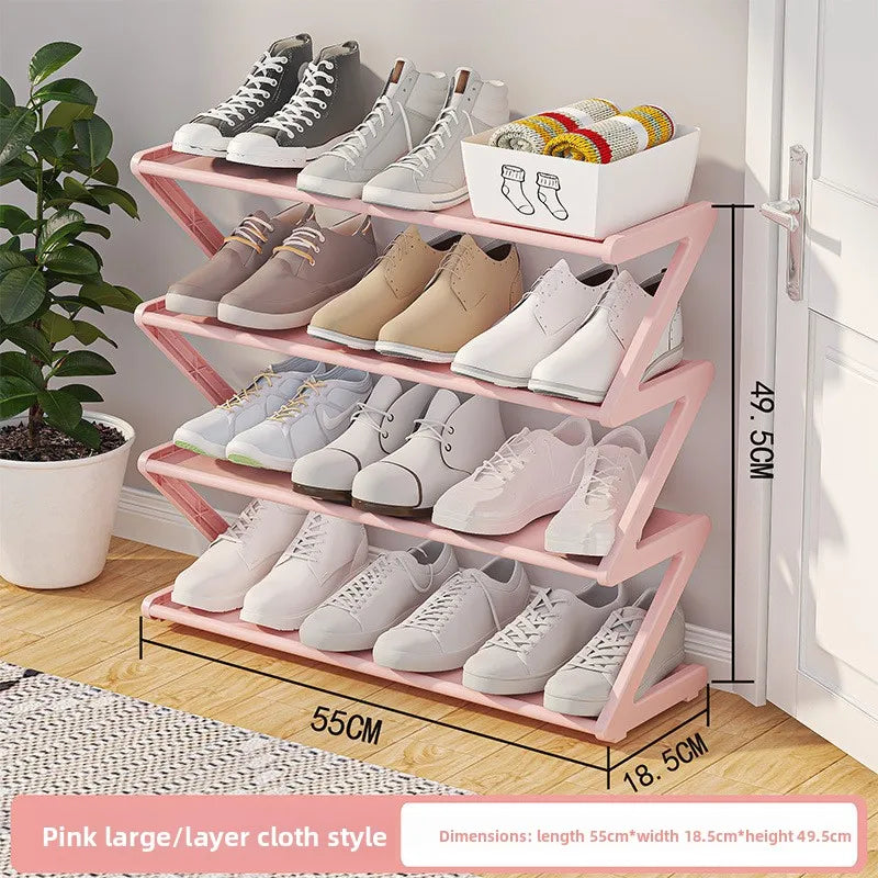 Simple Household Z-Rack Shoe Organizer