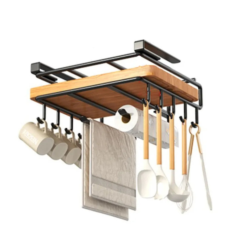 Under Cabinet Storage Rack Double Layer Rack for Pots and Pans