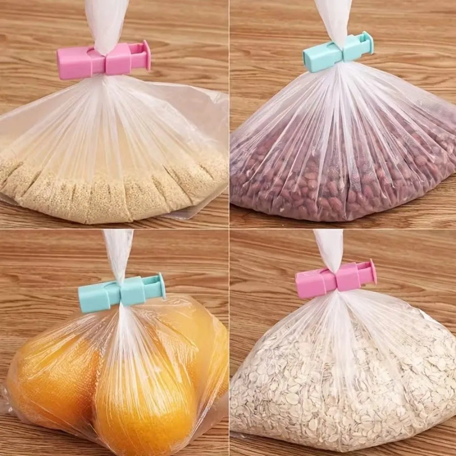 Food Bag Clips 3 Pack Non-Slip Reusable Grips