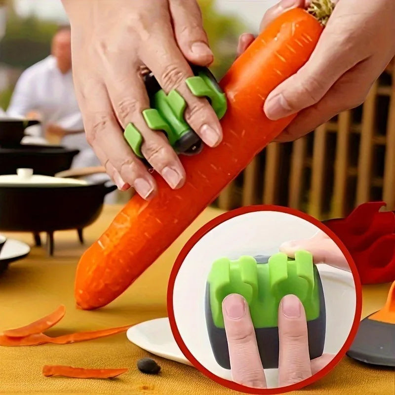 Premium Ergonomic Veggie Peeler Sharp Stainless Steel Blade