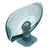 Leaf-Shaped Soap Holder 1 Piece with Suction Cup for Bathroom (Transparent Blue)