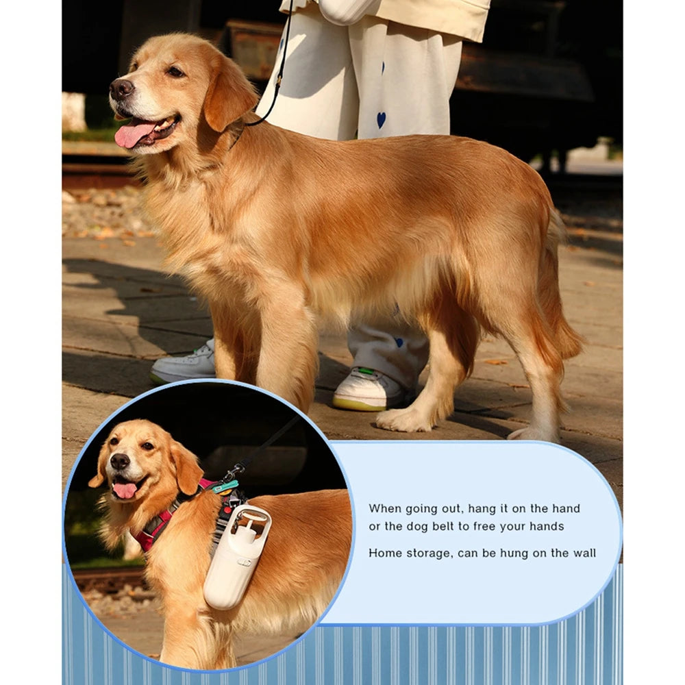 Portable No-Touch Dog Pooper Scooper with 4 Rolls Tool Bags