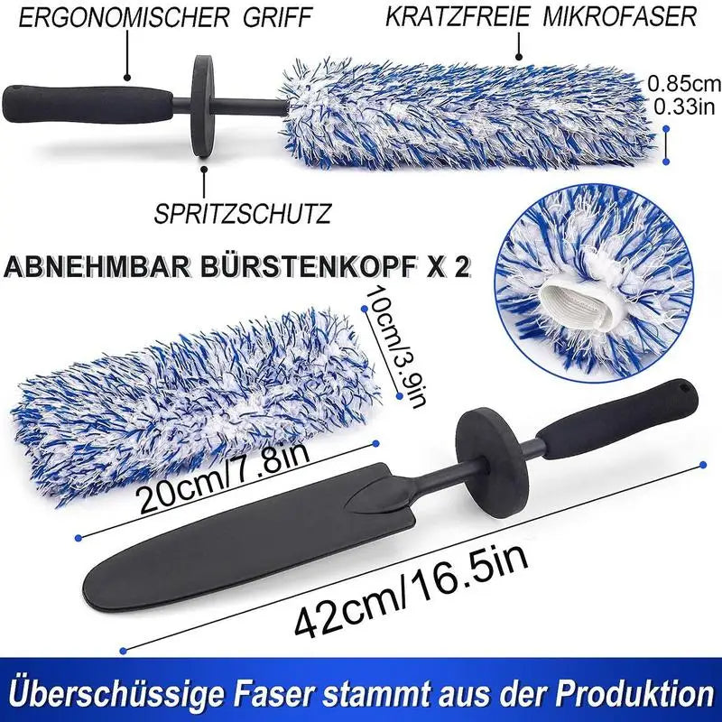 Microfiber Wheel Rim Cleaning Brush For Car Detailing Brush Wheel