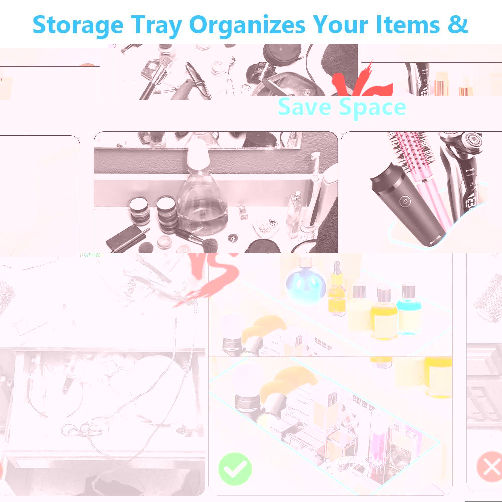 Toothbrush Holder Wall Mount Space-Saving with Dispenser &amp; Cups